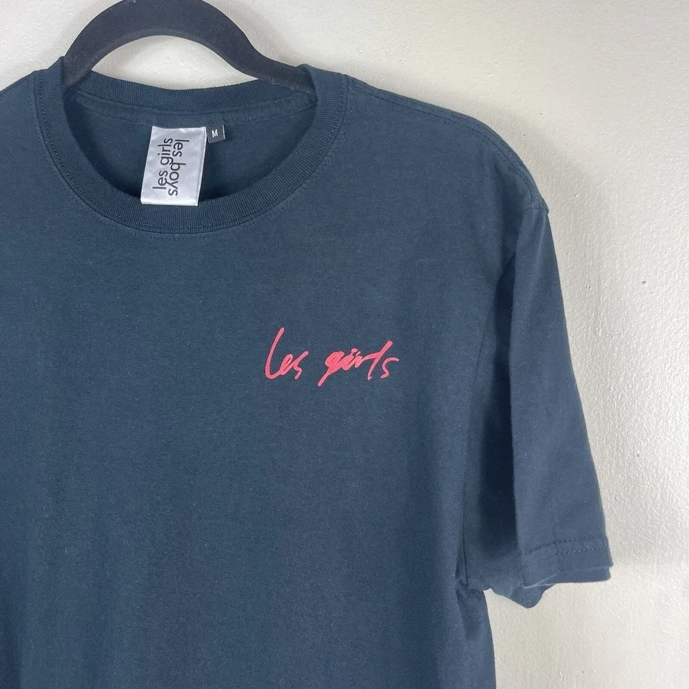Les Girls Les Boys Women's T-Shirt Medium Black 100% Cotton?‎ Basic